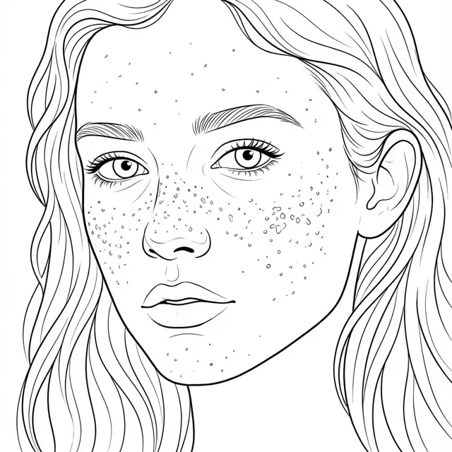 Portrait Line Art