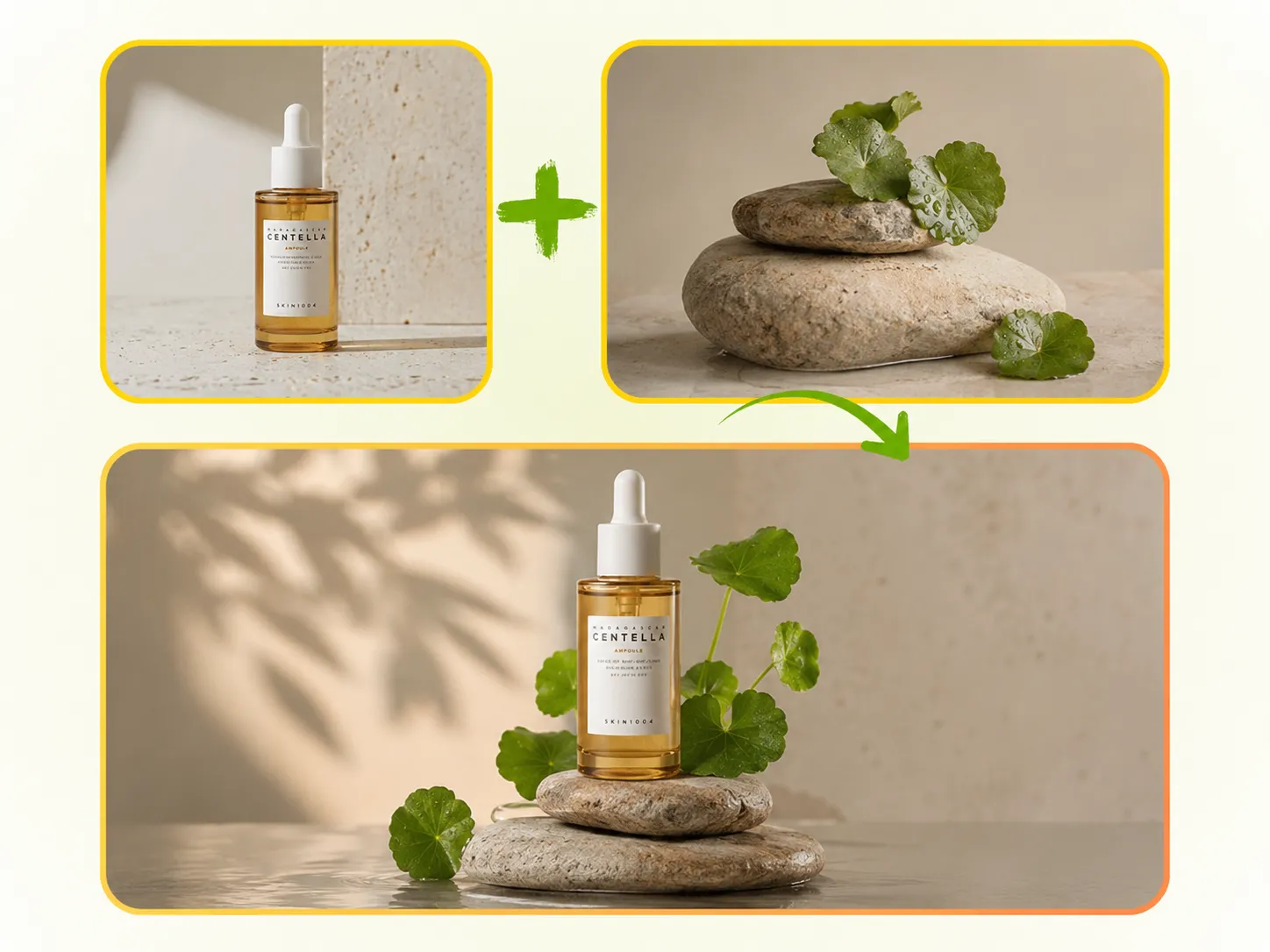 AI image combiner for e-commerce product visuals