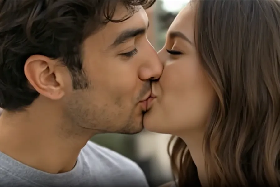AI Kissing Video