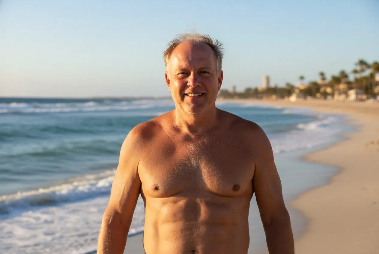 AI muscle generator upper body enhancement example