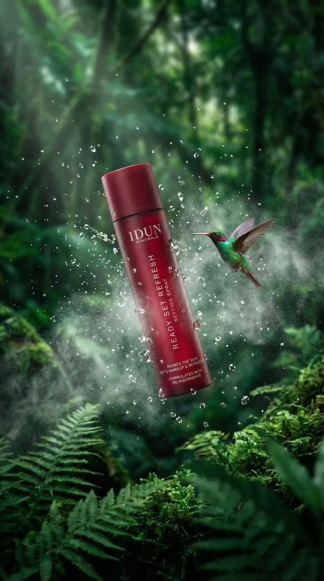 Nature-Themed Product Scene