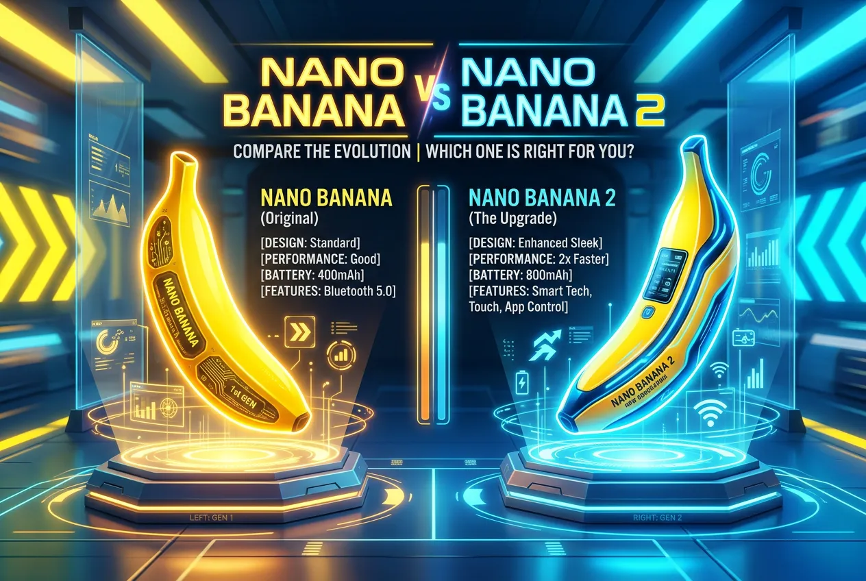 Nano Banana vs Nano Banana 2: 5 Prompts, Honest Results Nano Banana vs Nano Banana 2: 5 Prompts, Honest Results