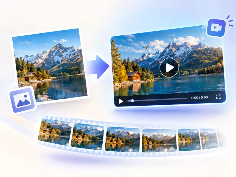 Example video created from an image with Image to Video AI