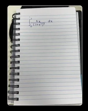 Math question on notebook
