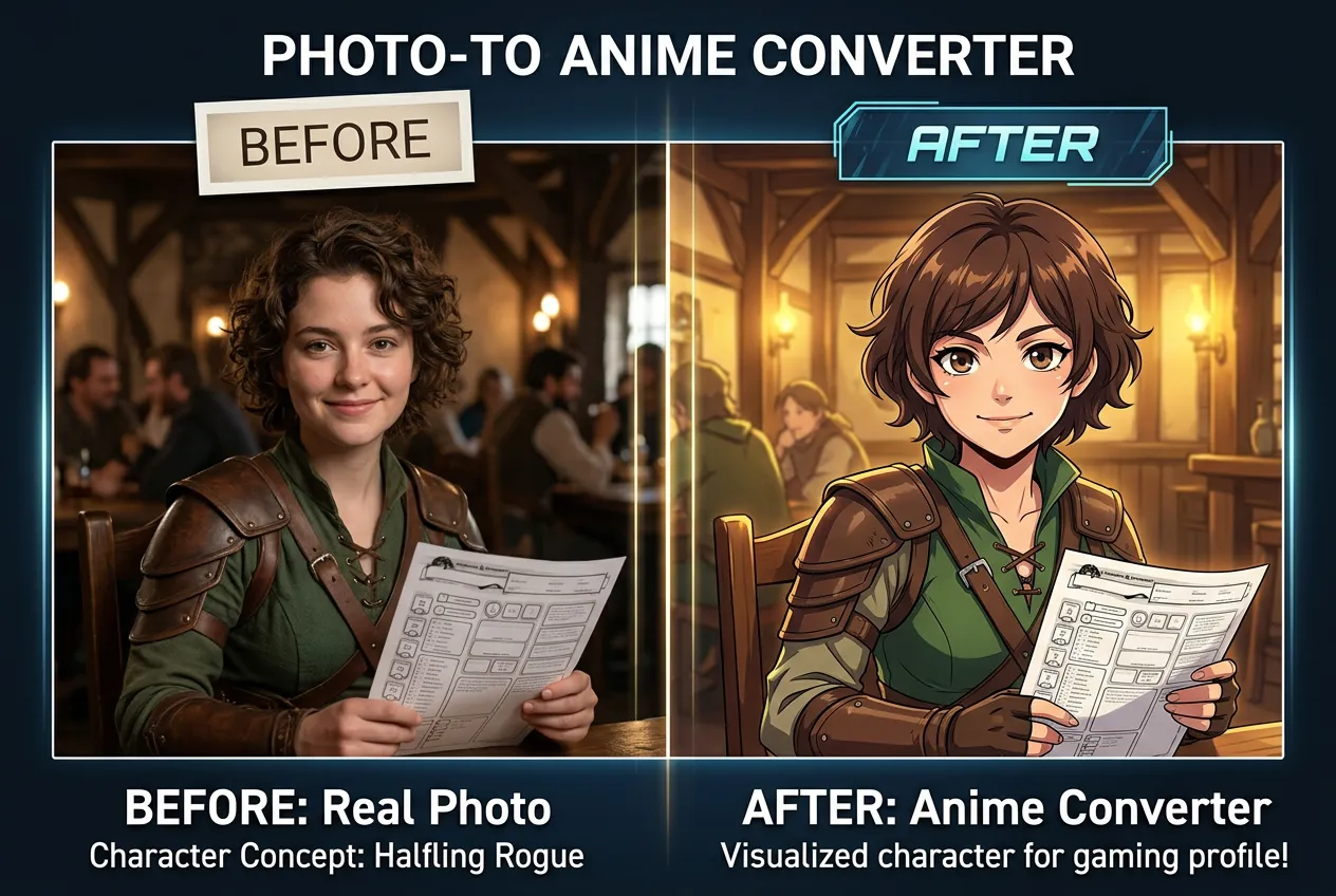 Anime gaming profile example